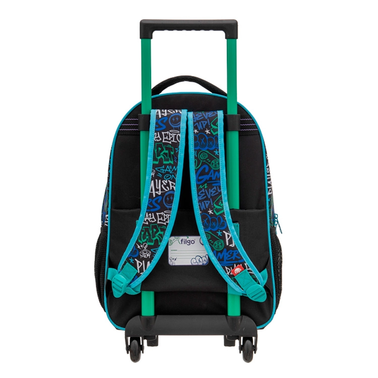 Mochila Escolar Filgo 2026 Starpak 18" Con Carro Pop It Gamer Art.MO26-TST-014